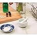 HIC Kitchen Mortar and Pestle for Grinding Spices and Herbs and Crushing Pills, Fine Porcelain