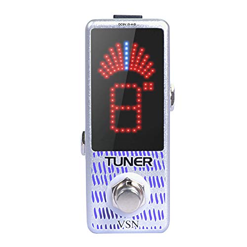 VSN Guitar Tuner Pedal High Precision Chromatic Tuners Tiny Size