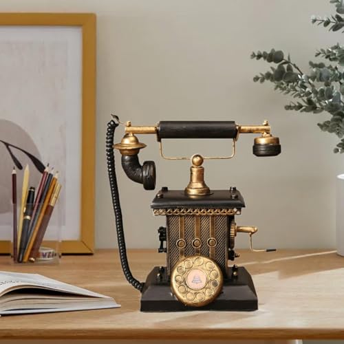MYADDICTION-Traditional-Landline-Phone-Ornament-Modern-Home-Decor-Corded-Telephone-Model-23cmx13cmx26cm