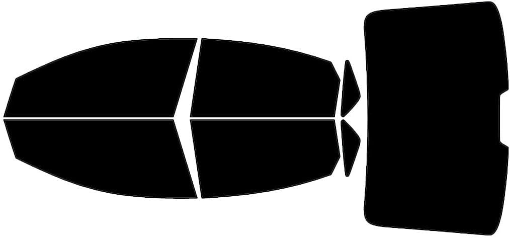 Rvinyl Window Tint Kit Compatible with Hyundai Sonata 2015-2019 - Black 5% - Single Ply No Bubble Film - Do it Yourself Vehicle Complete Precut Kit