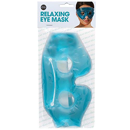 Beauty Mask Works Relaxing Eye Mask, Gel Mask w/Adjustable Velcro Strap, Helps Relieve Pressure from Stress, Headaches, Sinuses, 4