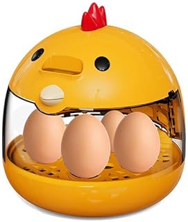 IBKINXX Incubator for Hatching Eggs-4 Egg Capacity (Yellow)