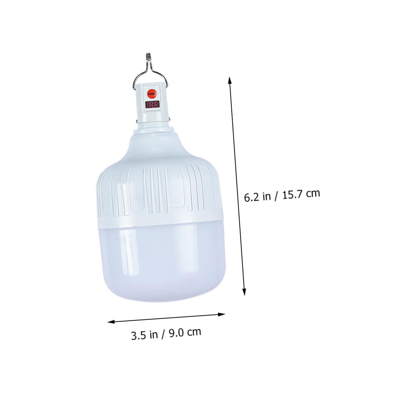 Lampe de Tente Rechargeable USB 100w 18 Led, Étanche en Plastique, Batterie 1200mah, pour Camping Extérieur et Urgence
