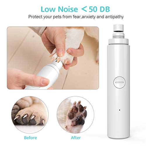 Festnight Elétrica Pet Nail Grooming Trimmer Dog Pet Nail Grinder Clipper para Dog Cat Pet Paws com