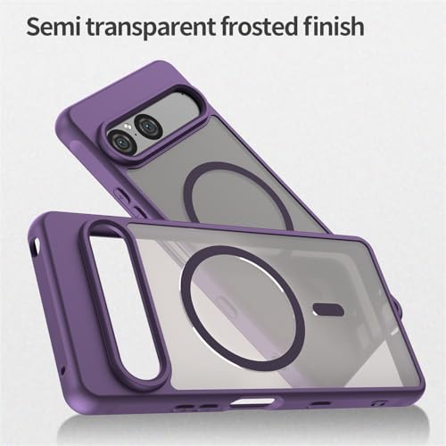 Image of Compatible with Sony Xperia 10 VII Case Cover,Compatible with MagSafe,Anti-Fall,Compatible with Sony Xperia 10 VII 5G XQ-FE54 XQ-FE72 Cell Protective Phone Case Purple