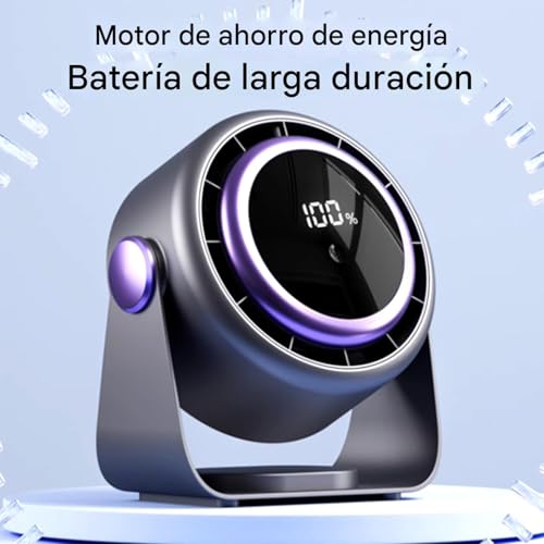 Ventilateur de table tactile et portable à recharge USB rapide