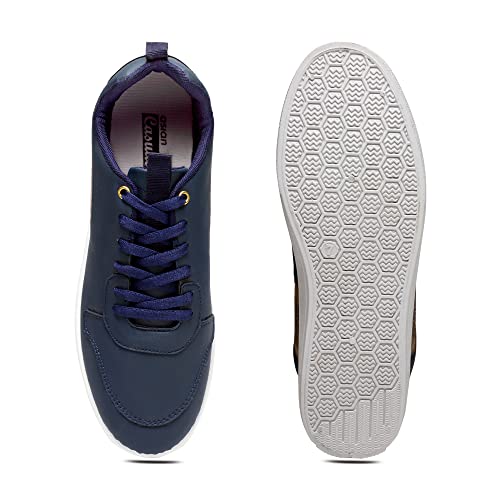 ASIAN Men's Achiever-13 Latest Stylish Casual Sneaker,Lace-up Lightweight Shoes for Running, Walking, Gym Shoes