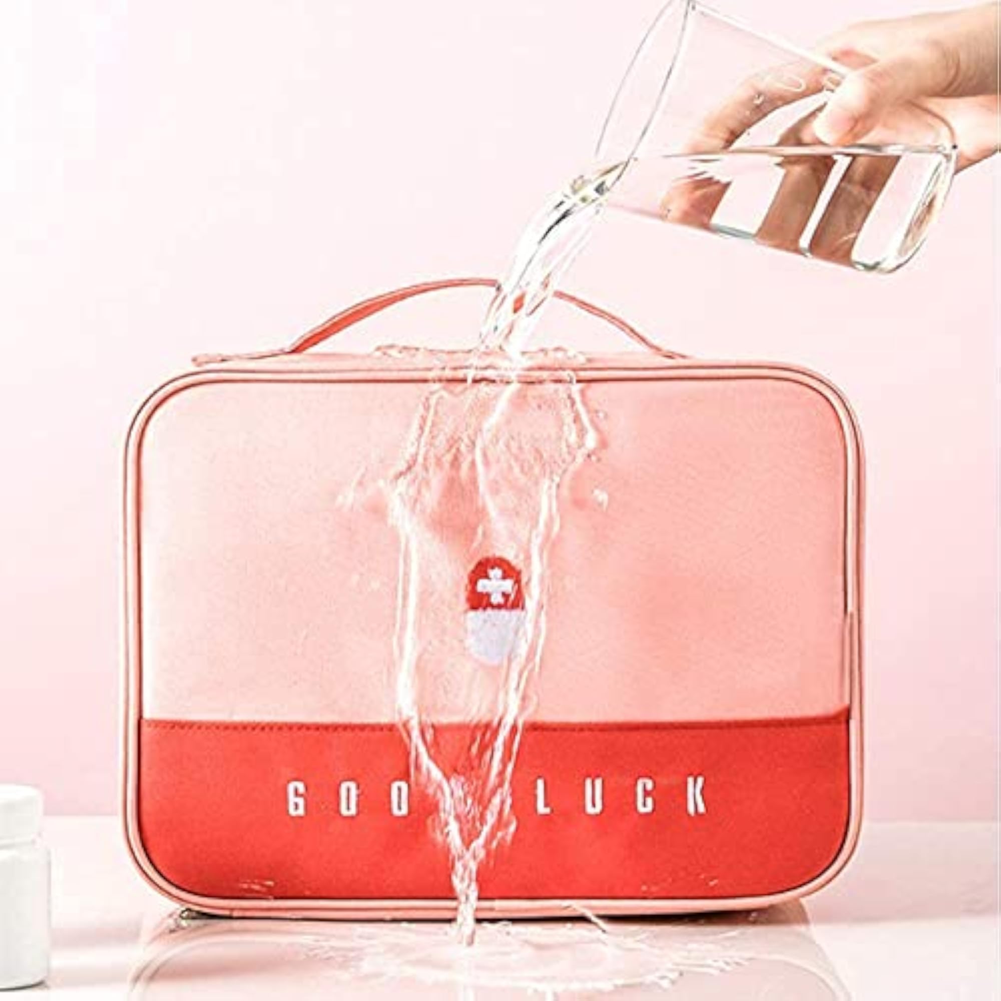 Polyester Portable First Aid Empty Kit Pouch