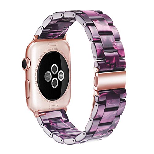 Image of Light House Apple Watch Bands-Fashion Lightweight Resin iWatch Bands for Women Men 38mm /40mm /41mm /42mm(Series 11 10), 49mm /46mm /45mm /44mm /42mm(S 3 2 1), Compatible with Apple Watch Series 11 SE 10 9 8 7 6 5 4 3 Ultra