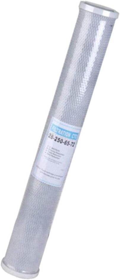 CTO Activated Carbon Water Filter - Reduce Chlorine, Odor - 20 Inch Universal Replacement Filter for Drinking Water Purification - Fits Most Water Purifiers