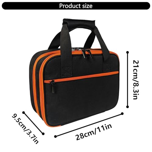 Case transport outils d'électricien rigide pour protéger kit testeur GFCI