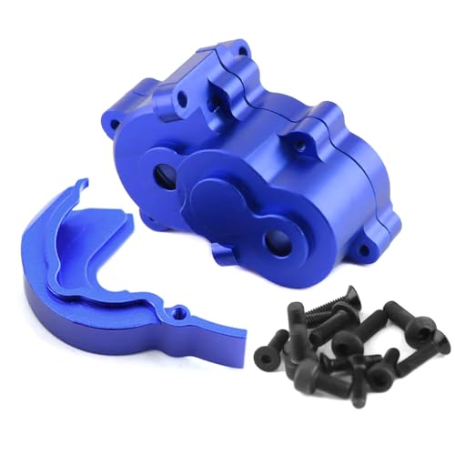 RC Toys Upgrades Parts For Traxxas For Slash For E-Revo For Summit 1/16 Metal Gearbox Housing Case 7091 Gear Cover 7379R RC Car Upgrade Parts Accessories(Blue)