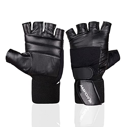 Image of Mayor Urban Gym Gloves with Wrist Support Gym Gloves Gloves for Gym Workout, Weightlifting Gloves Bike Sports Gloves (Medium)