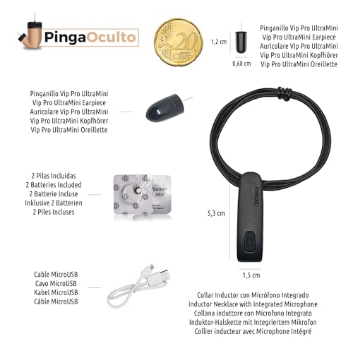 PingaOculto Spy Earpiece Bluetooth Wireless Earphones Invisible Hidden Mini Headset Exam Phone Microphone - Image 2