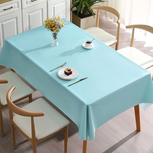 AVIVI �e�[�u���N���X ���� 100 x 160 cm �����` �r�j�[�� ���� ������� �e�[�u���J�o�[ �h�� �h�� ����h�~ �ϋv �e�[�u���}�b�g PVC�� �ϔM ����ɂ��� ���F
