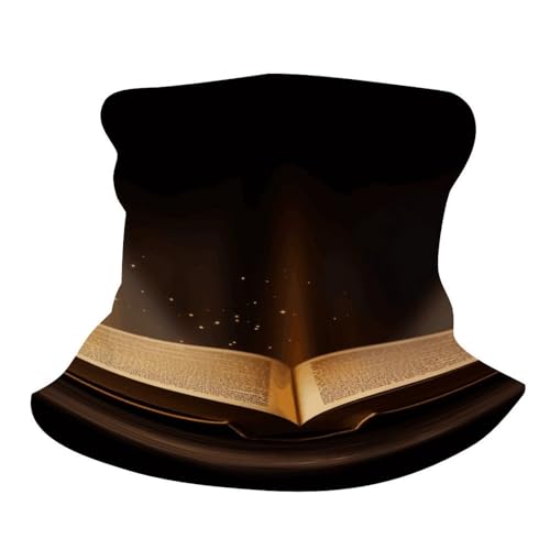 Neck Gaiter Wind-Proof Breathable Face Mask Book Under The Light Face Cover Sun Cooling Dustproof Mask Balaclava Bandana Headwear for Women Men Hiking Fishing miniatura 2