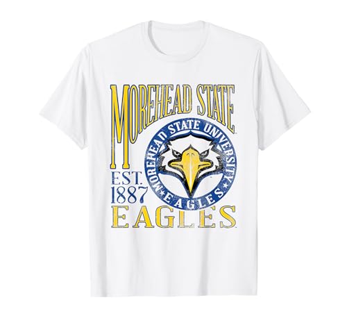 Morehead State Eagles Vintage Dibs White Officially Licensed T-Shirt