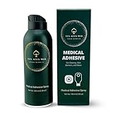 Ten Aces Medical Adhesive Spray | 100 mL (3.38 oz) | Medical-Grade Silicone Adhesive for Ostomy, Catheters, Bandages & Prosthetics with 360° Spray Nozzle | Liquid-Resistant, Secure Hold