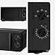 Hisense H20MOBP1HI Mikrowelle /20 L /700W /InverterTech/Keramikbeschichtung/Premium Glas/Maßgeschneidert, Mehrphasiges Kochen/Auftaufunktion/5 Leistungsstufen/Kindersicherung/Schwarz