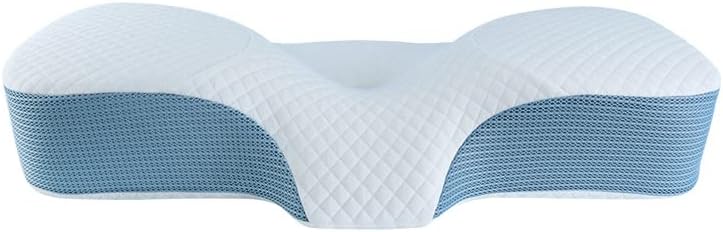 Almohada de espuma viscoelástica para dormir de lado para aliviar el dolor de cuello, almohadas cervicales para dormir, almohada de contorno para