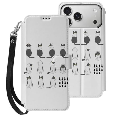 �蒠�^ �������� �L �L�� �ʔ��� �˂� �Ή� iPhone 17 Pro Max �P�[�X PU���U�[ ���z�^ �X�}�z�P�[�X �g�уP�[�X �}�O�l�b�g�� �g�уJ�o�[ �J�[�h���[ �y�� �S�ʕی� �X�^���h�@�\ ���j���M�t�g FTG6HG226