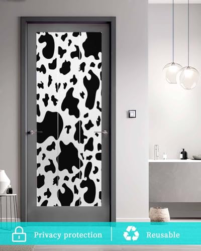 Película de privacidad para ventana con diseño de vaca 17.7"x39.3" miniatura 5