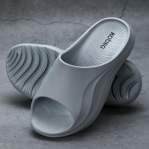 Image of KOBURG Milan Slides for Men| Stylish Trending | Comfortable | Super soft | Lightweight | EVA Sole | Casual Slider | Slippers | Flip Flops for Men KF-484