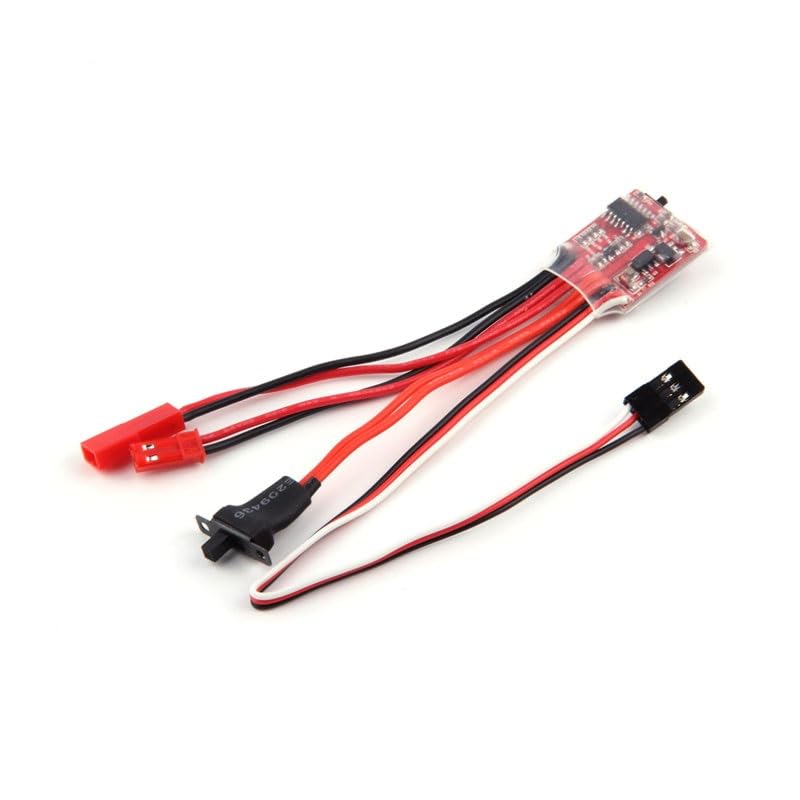 5 sztuk 20A/30A szczotkowanego Mini ESC elektryczna kontrola prędkości z hamulcem dla B14 B16 C14 JJRC Q64 RC części łodzi samochodowych(5pcs(30A))