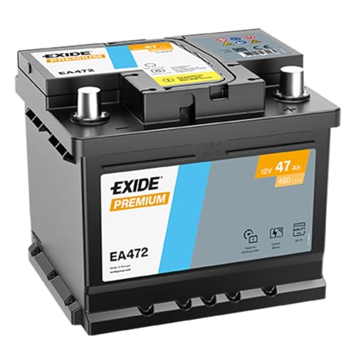 Exide Premium Carbon Boost EA472 47Ah Autobatterie (precio incluida 7,50 EUR prenda)
