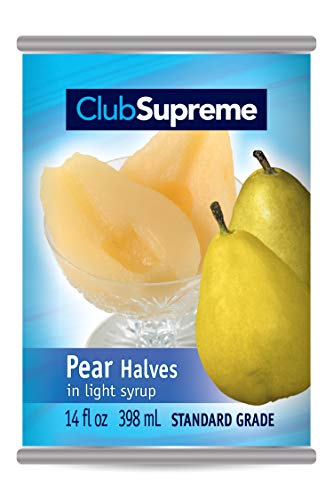 Club Supreme - Club Supreme Canned Fruit - Pear Halves In Light Syrup 398Ml / 14 Fl Oz