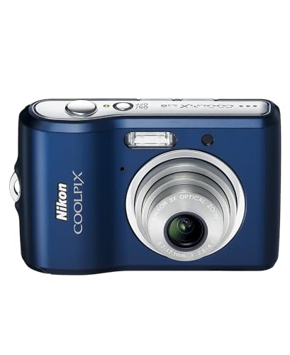Nikon Coolpix L18 8MP Digital Camera with 3x Optical Zoom (Blue) (Renewed)