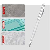 ViaGasaFamido Projektowanie Magnetycznego Tungsten Caide Scribe Scrible Ending Ruse Design Etching Pen z linijką z podwójną skalą i Końcówki Wymiany 4PCS