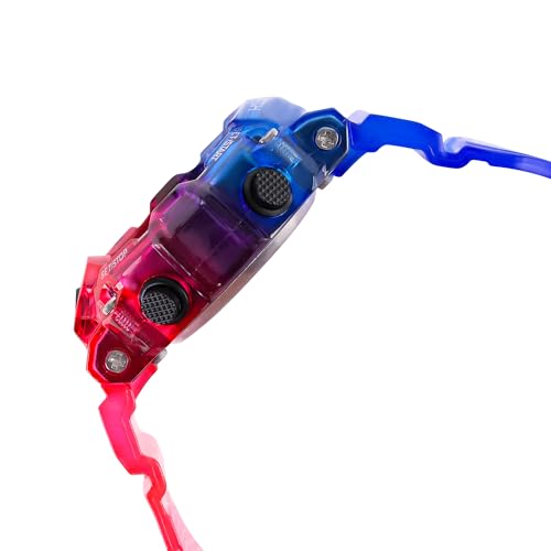 Image of Zoop Digital Watch with Digital Dial & Transparent Blue Red Strap for Boys Kids, from House of Titan - 16051PP05