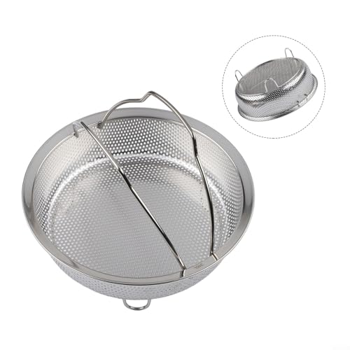Vaporizador plegable para olla a presión que evita verduras blandas de 14 a 24 cm 7