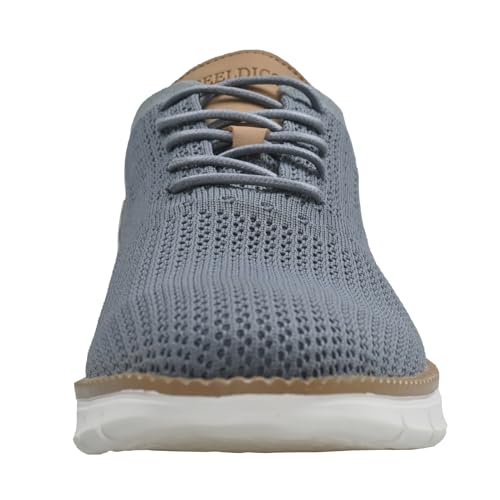 Image of Men Shoes Mesh Shoes for Men Breathable Knit Shoes Fashion Casual Business Walking Mens Dress Shoes Grey 11