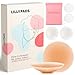 Produktbild Lillypads® Premium Nippelpads  DAS ORIGINAL  Selbstklebende Nipple Cover für Frauen  Wiederverwendbare Nipple Pads  8cm  Klebe BH  Für Tiefen Rückenausschnitt  Tanned - 1 Paar