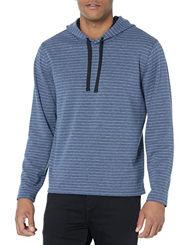 Vince Men's Dbl Knit Stripe P/O Hoodie