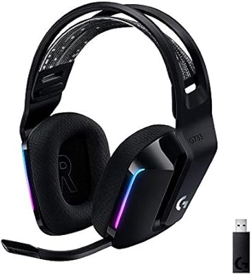 Logitech G G733 LIGHTSPEED Wireless Gaming Headset with suspension headband