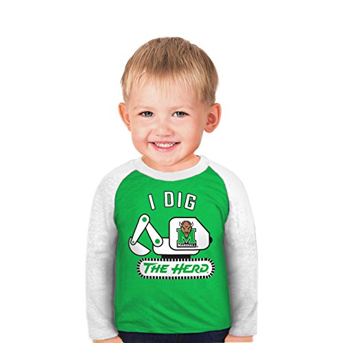Cheekie Peach Toddler Boys Raglan T-Shirt