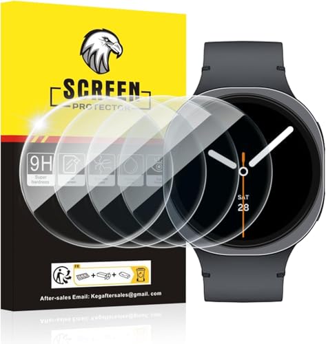 Aimtel 4-Stück Displayschutz Kompatibel mit Samsung Galaxy Watch 8 44mm Schutzfolie,Glas Anti-Kratzen Hohe Klar Displays...