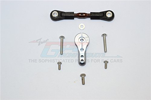 Nome del prodotto : Spring Steel Adjustable Servo Rod & 25T Servo Horn - 2Pcs Set