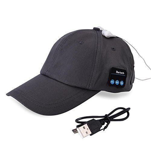 Wireless Bluetooth Music Mütze, Bluetooth Hut Ireless Bluetooth Kopfhörer Musik Hut Zum Outdoor Sport Laufende Baseballmütze USB Aufladbare Caps Für Männer Frauen