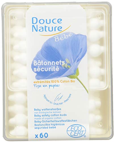 Douce Nature Batoncillos para las orejas Bebés 56 Batoncillos