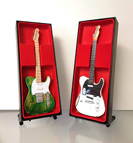 Status Quo – Rick Parfitt – Francis Rossi Miniature Guitare Réplique - Les Beatles, Paul McCartney, John Lennon, RIngo Starr, George Harrison Status Quo - Rick Parfitt - Francis Rossi Miniature Guitare Réplique