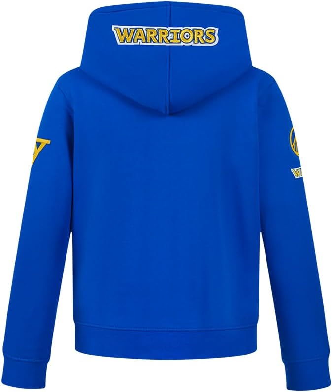 Pro Standard Boys' Big NBA Golden State Warriors Classic Player Fleece Pull Over Hoodie - Image 2