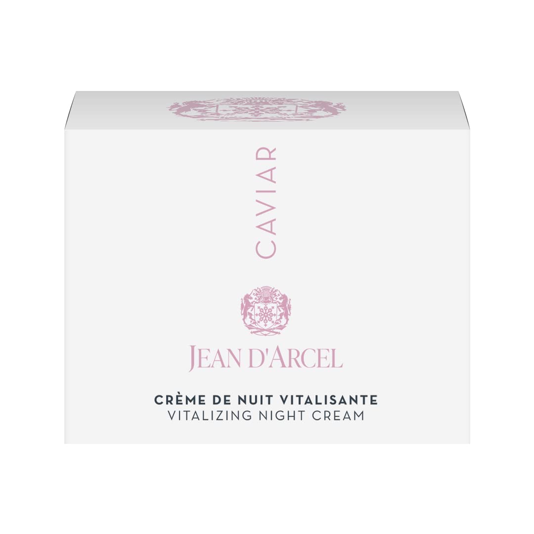JEAN D'ARCEL - CAVIAR crème de nuit vitalisante - Geschmeidige Nachtpflege - Unterstützt die Hautregeneration - 50ml