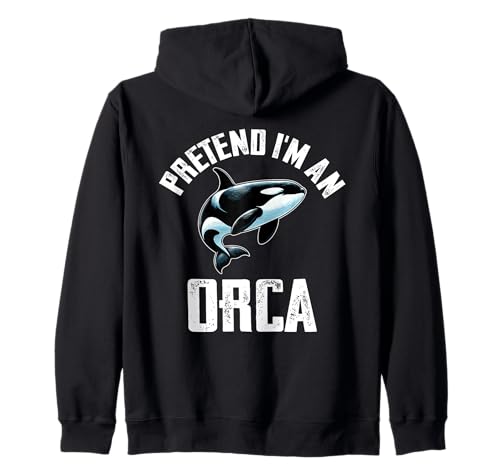 Disfraz divertido de Orca para Halloween Sudadera con Capucha
