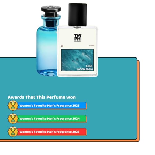 Image of TMPerfumehouseLoui Noon swim EDP for Men & Women | Fruity, Aquatic & Long Lasting Perfume Spray | Citrusy & Fresh spicy Fragrance | Luxury Gift for Him & Her | TMPH | 50ml