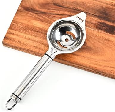 Egg Separator Stainless Steel - Egg Yolk White Separator Kitchen Gadgets Baking Tools Yolk Remover Egg Divider Yoke Separators Egg Filter