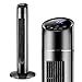 Produktbild Ventilatoren Klimaanlage Tower Fan Fernbedienung Stille Kühlung Portable Negative Ionen Schlafzimmer Balkon 3 Dateien Schwarz (85x31) Cm